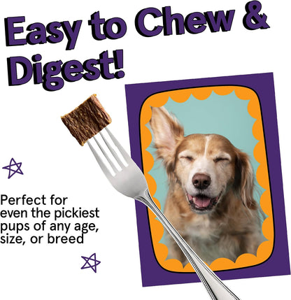TRMC Real Meat Air Dried Dog Food w/Real Beef - 2lb Bag of USA-Crafted Grain-Free Real Meat Dog Food Sourced from Hormone-Free, Free-Range, Grass-Fed Beef - Digestible, All Natural, High Protein Beef