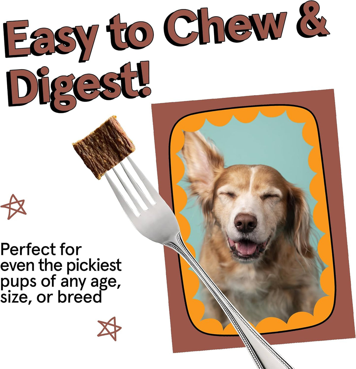 TRMC Real Meat Air Dried Dog Food w/Real Beef - 2lb Bag of USA-Crafted Grain-Free Real Meat Dog Food Sourced from Hormone-Free, Free-Range, Grass-Fed Beef - Digestible, All Natural, High Protein Beef