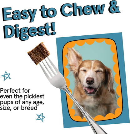 TRMC Real Meat Air Dried Dog Food w/Real Beef - 2lb Bag of USA-Crafted Grain-Free Real Meat Dog Food Sourced from Hormone-Free, Free-Range, Grass-Fed Beef - Digestible, All Natural, High Protein Beef
