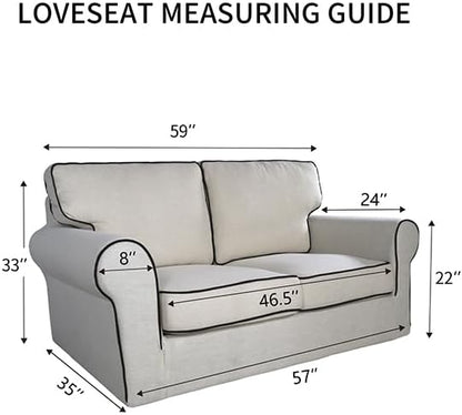 Reversible Quilted Sofa Cover Dog Couch Covers for Sofa, 66 in | Gray/Light Gray, Water Resistant Couch Protector, Washable Pet Couch Cover with Non Slip and Elastic Straps For Kids - Colors A