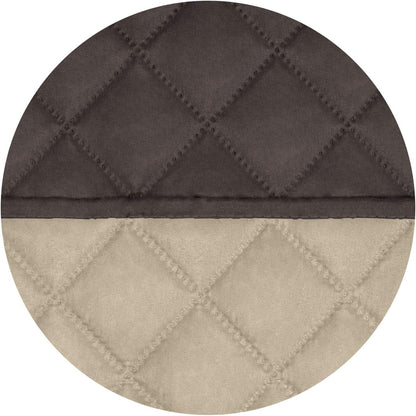 Reversible Quilted Sofa Cover Dog Couch Covers for Sofa, 66 in | Gray/Light Gray, Water Resistant Couch Protector, Washable Pet Couch Cover with Non Slip and Elastic Straps For Kids - Colors A