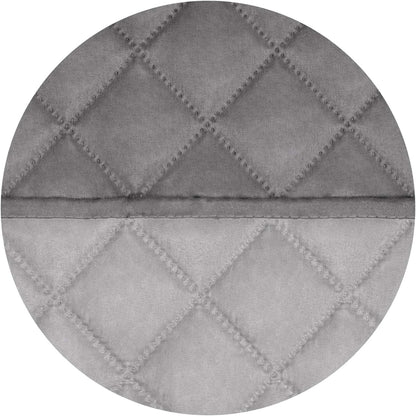Reversible Quilted Sofa Cover Dog Couch Covers for Sofa, 66 in | Gray/Light Gray, Water Resistant Couch Protector, Washable Pet Couch Cover with Non Slip and Elastic Straps For Kids - Colors A