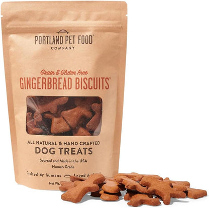 Portland Pet Food Apple Mint Dog Treats - Natural, Grain-Free Biscuits, 5oz