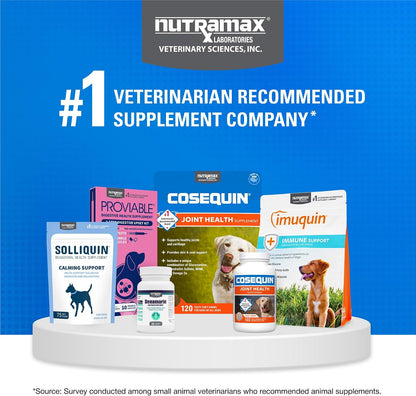 Nutramax Cosequin Joint Supplement, Glucosamine for Dogs, Chew Tabs
