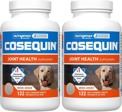 Nutramax Cosequin Joint Supplement, Glucosamine for Dogs, Chew Tabs