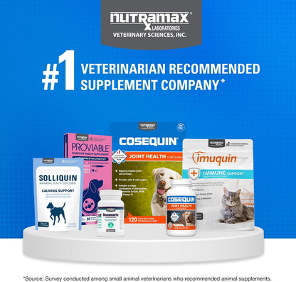Nutramax Cosequin Joint Supplement, Glucosamine for Dogs, Chew Tabs