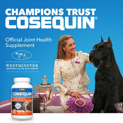 Nutramax Cosequin Joint Supplement, Glucosamine for Dogs, Chew Tabs