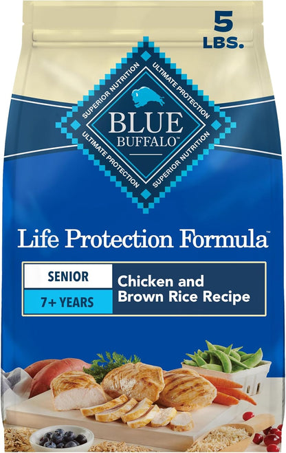 Blue Buffalo Life Protection Formula Chicken Senior 7+ Dry Dog Food, 15 lb