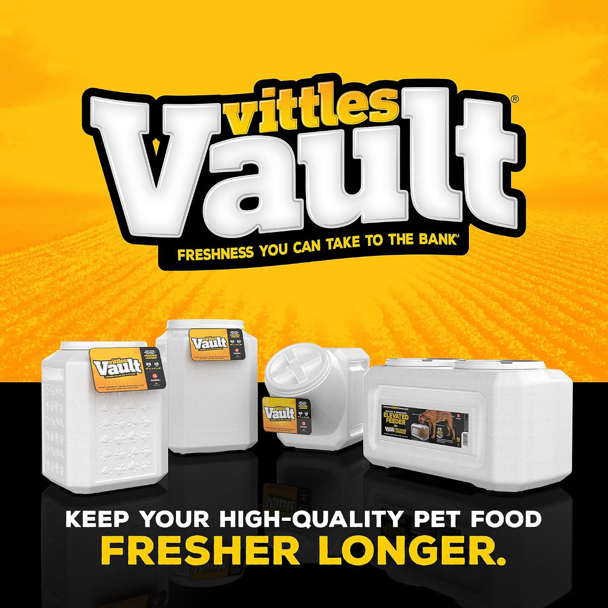 Vittles Vault Dog Food Storage Container, Dry Pet Food, 20 Pounds
