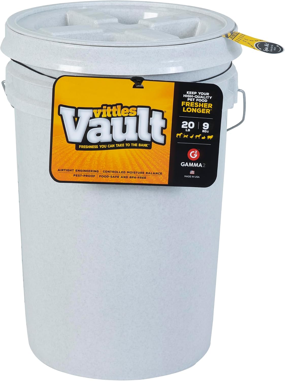 Vittles Vault Dog Food Storage Container, Dry Pet Food, 20 Pounds