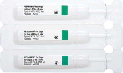 Flea & Tick Topical Dogs 45-88 lbs, Fipronil, 3-Month