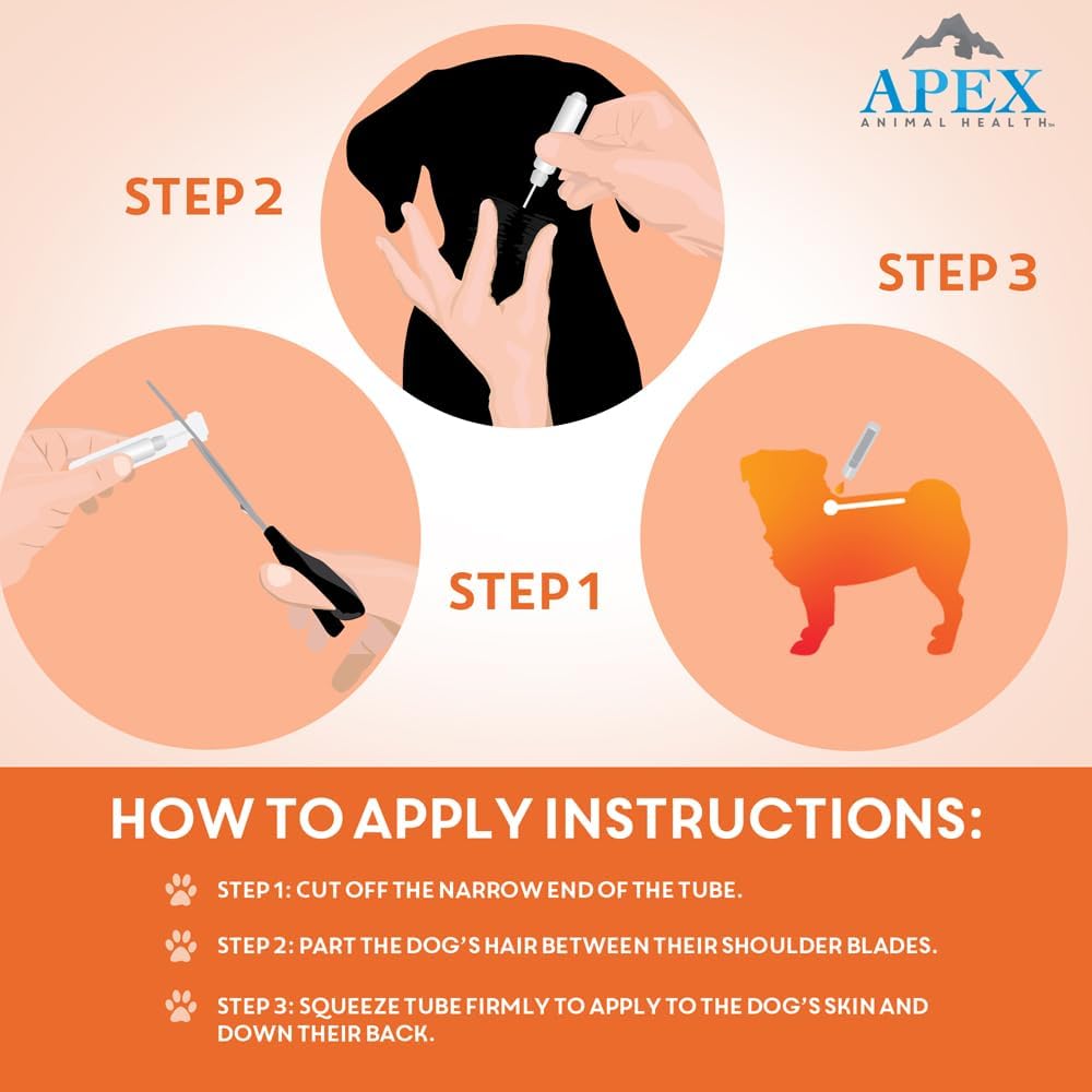 Apex Plus Flea & Tick Prevention for Small Dogs (5-22 lbs) 3-Month Supply