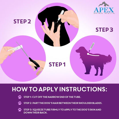 Apex Plus Flea & Tick Prevention for Small Dogs (5-22 lbs) 3-Month Supply