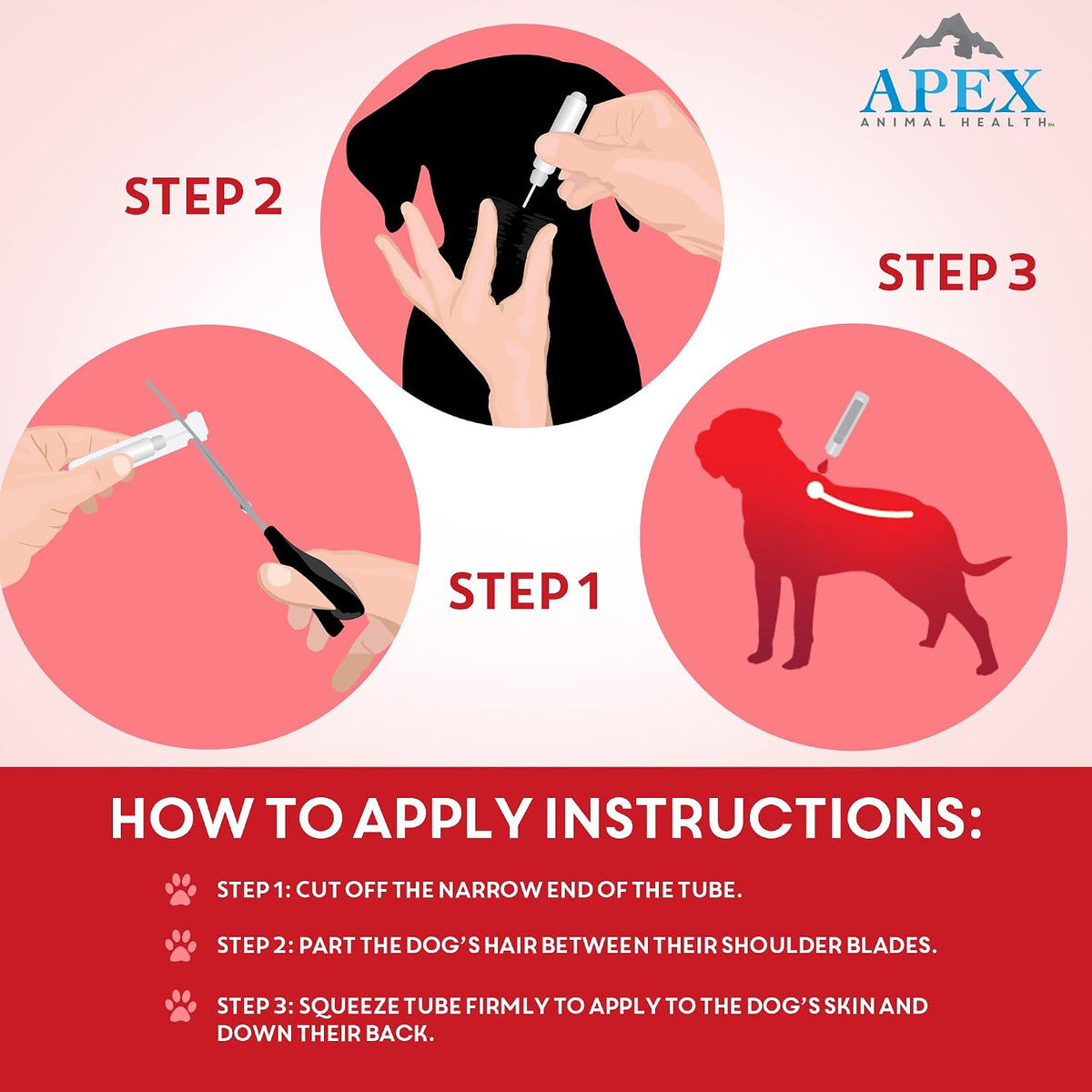 Apex Plus Flea & Tick Prevention for Small Dogs (5-22 lbs) 3-Month Supply