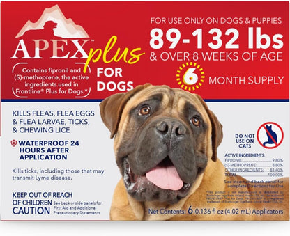 Apex Plus Flea & Tick Prevention for Small Dogs (5-22 lbs) 3-Month Supply