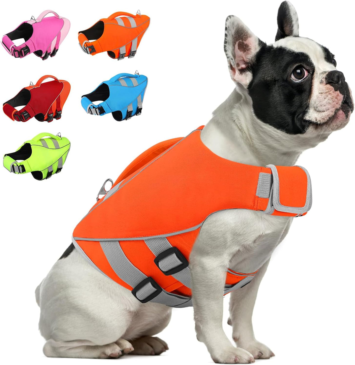 Large Dog Life Jacket Ripstop Dog Life Vest for Swimming Boating
