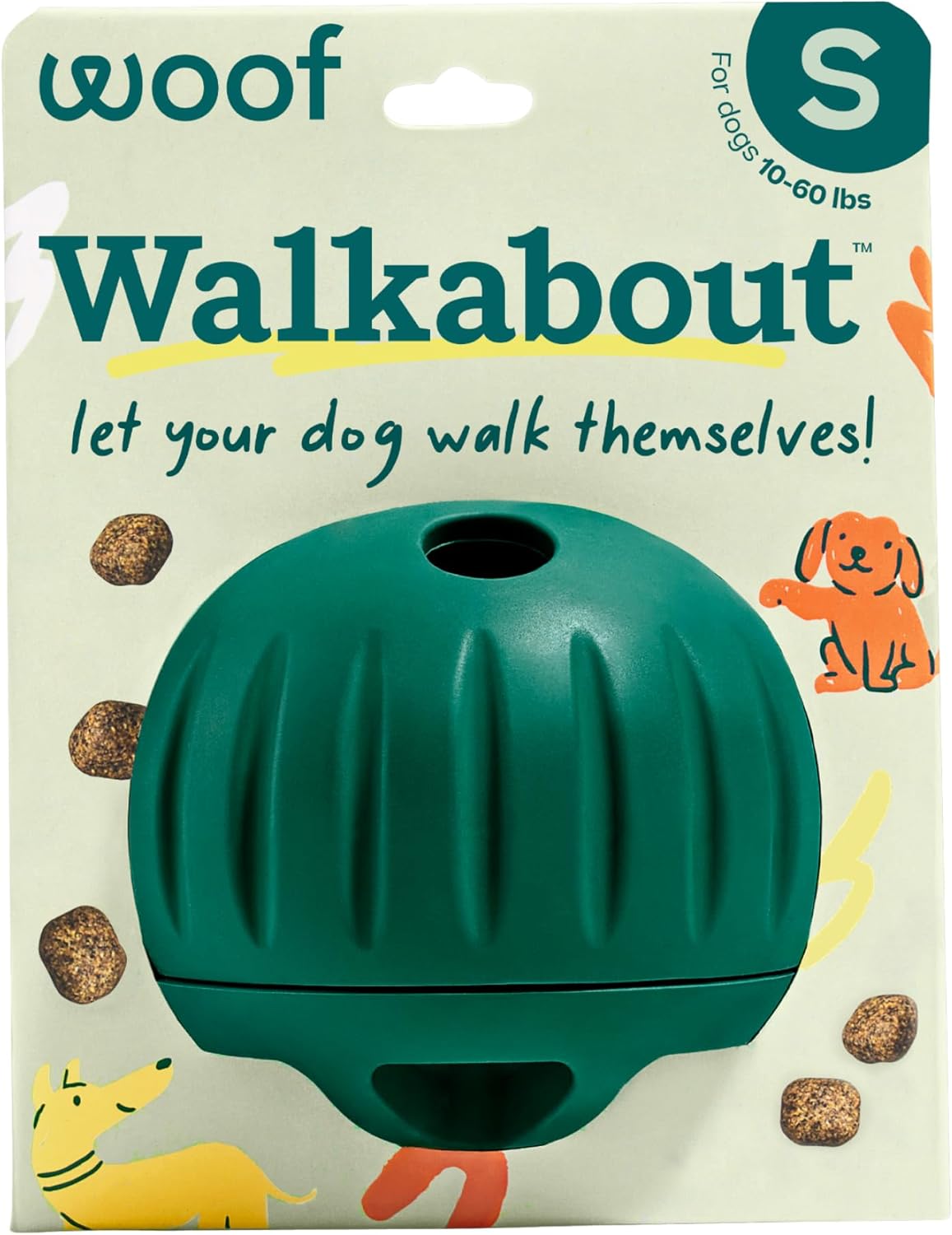 Walkabout Dog Puzzle Slow Feeder Toy for Dogs Under 40 lbs