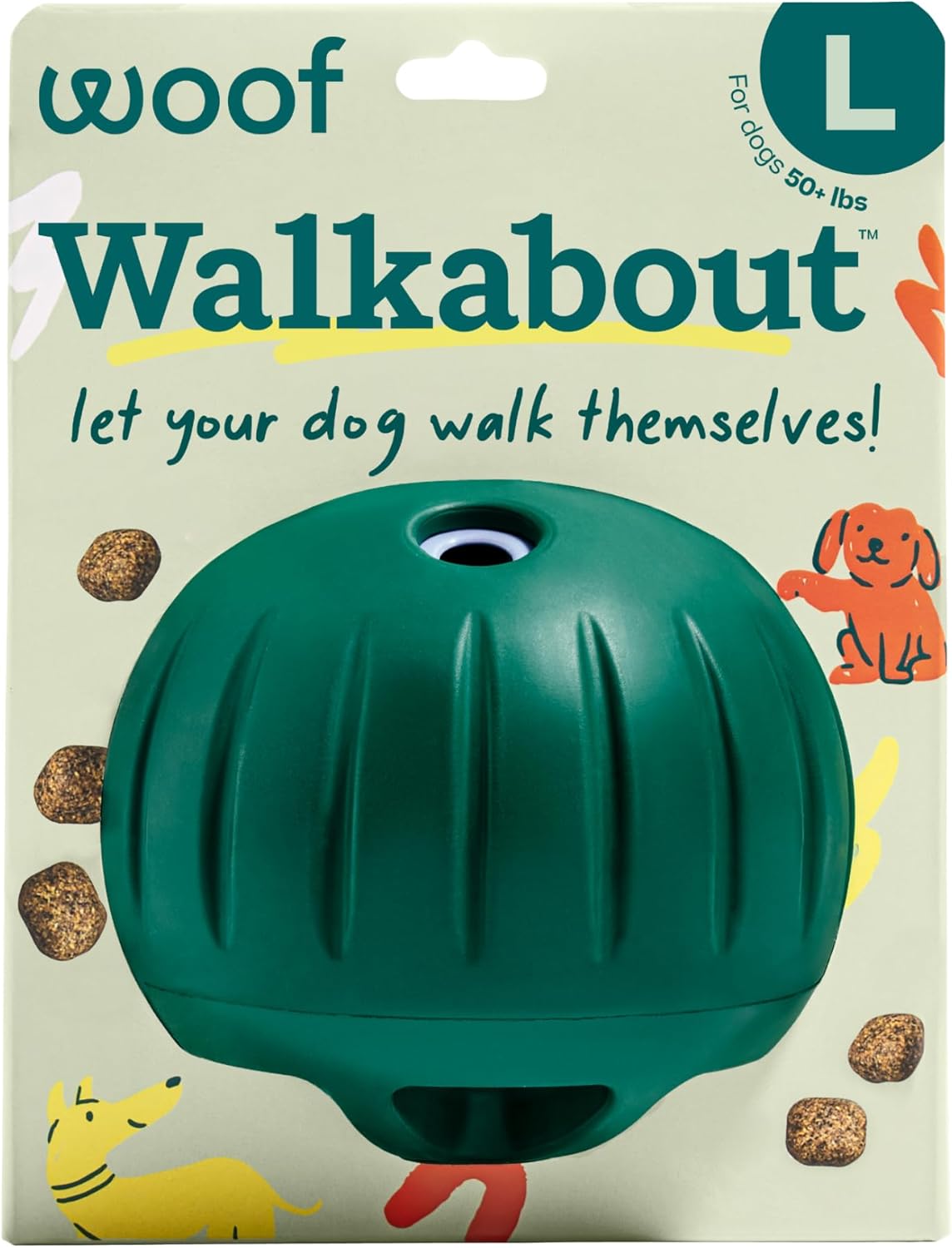 Walkabout Dog Puzzle Slow Feeder Toy for Dogs Under 40 lbs