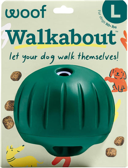 Walkabout Dog Puzzle Slow Feeder Toy for Dogs Under 40 lbs