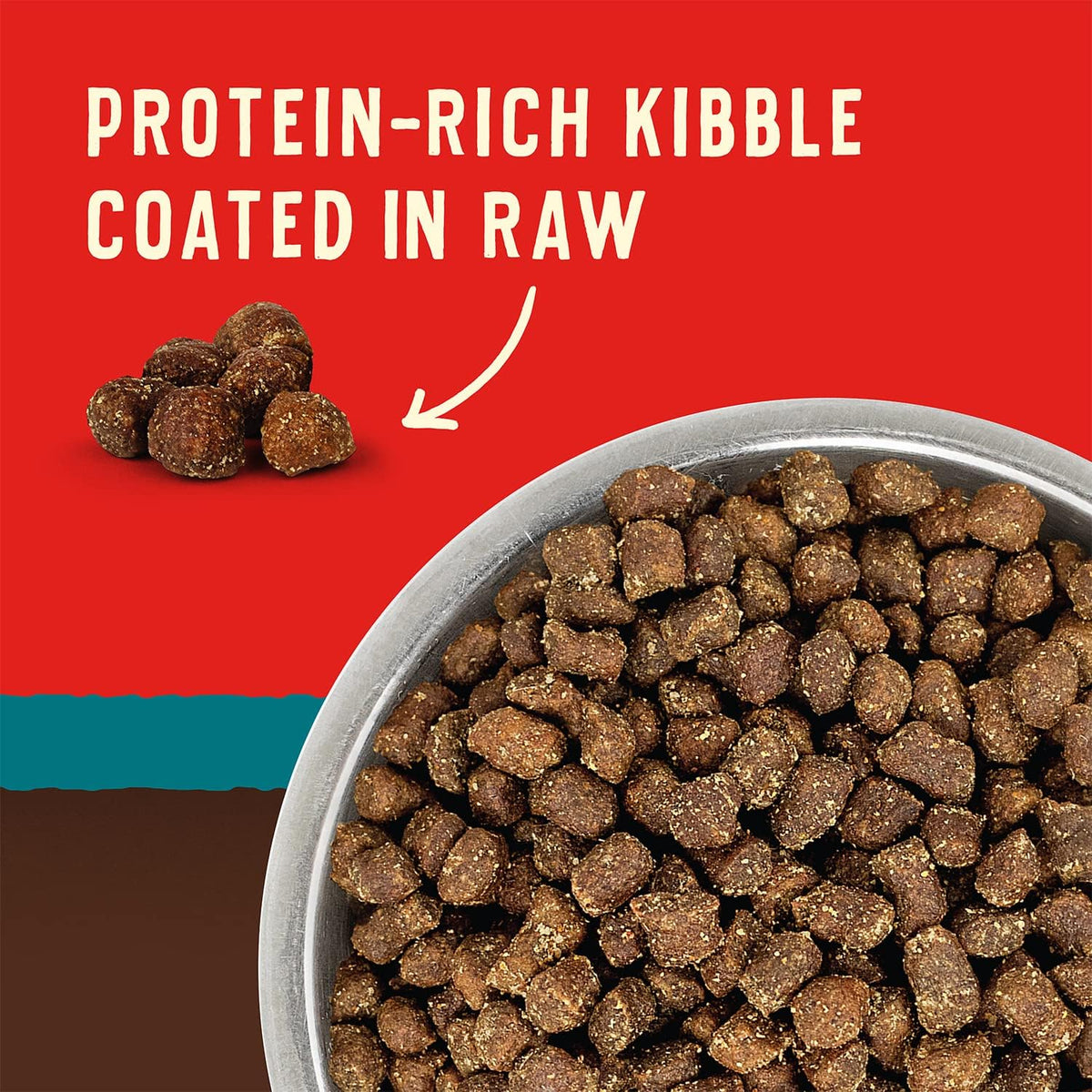 Wild Red Dry Dog Food Raw Coated High Protein Grain & Legume Free Red Meat Recipe, 3.5 lb. Bag