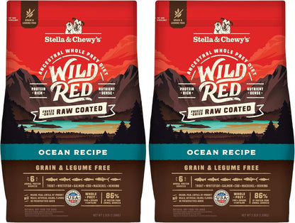 Wild Red Dry Dog Food Raw Coated High Protein Grain & Legume Free Red Meat Recipe, 3.5 lb. Bag