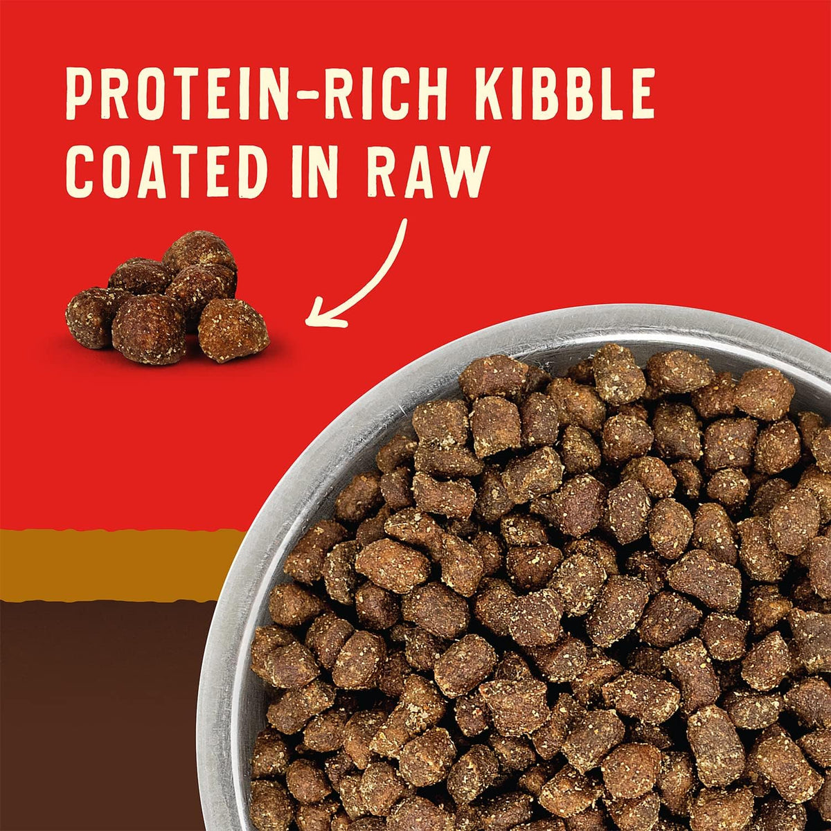 Wild Red Dry Dog Food Raw Coated High Protein Grain & Legume Free Red Meat Recipe, 3.5 lb. Bag
