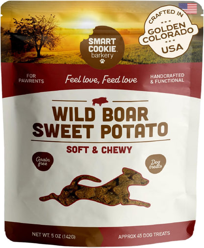 Smart Cookie Healthy Soft Dog Treats - Rabbit & Pumpkin - Grain Free Limited Ingredient Training Treats for Dogs with Sensitive Stomach & Allergies, Natural Novel Protein, Made in the USA (5oz.)