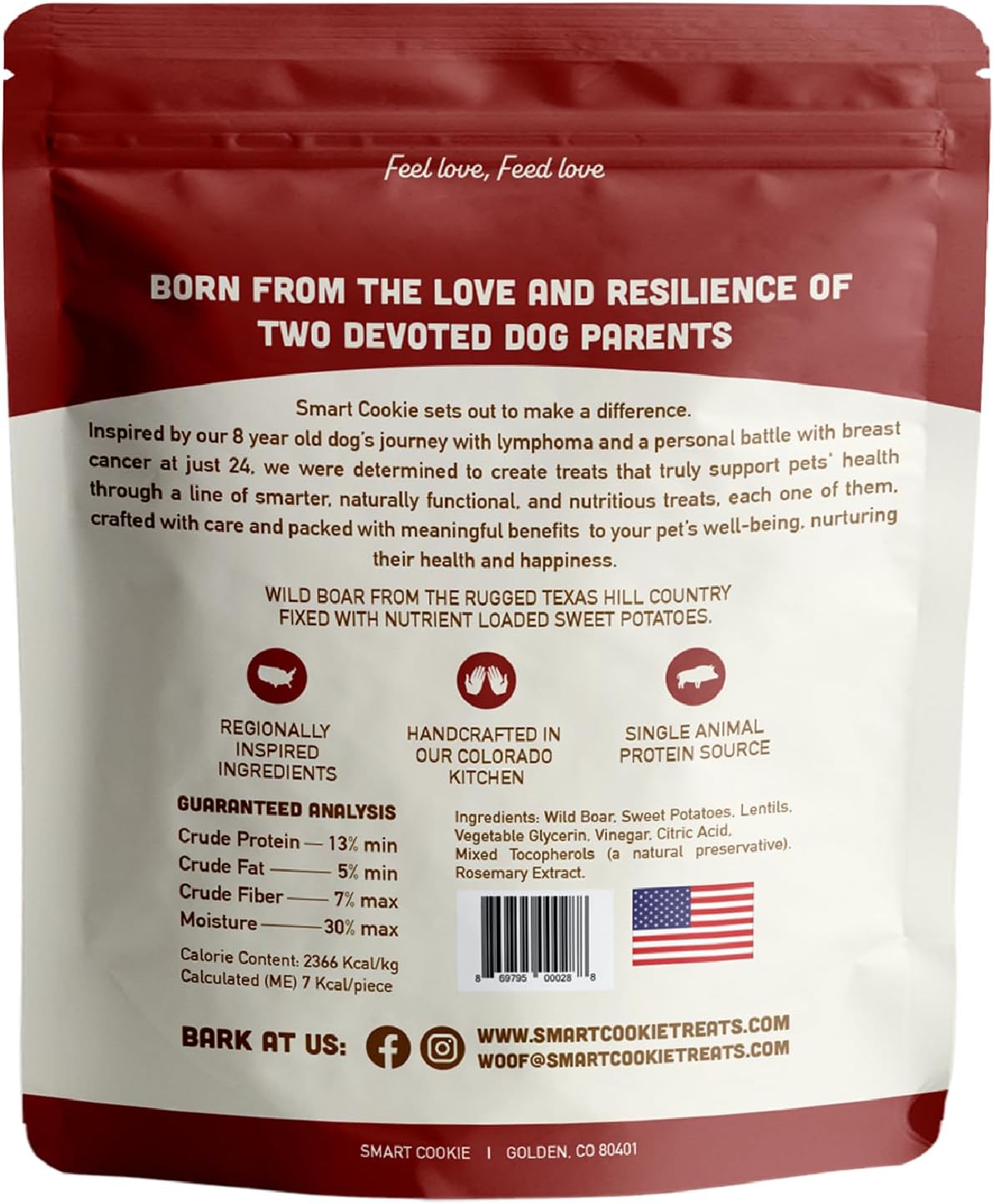 Smart Cookie Healthy Soft Dog Treats - Rabbit & Pumpkin - Grain Free Limited Ingredient Training Treats for Dogs with Sensitive Stomach & Allergies, Natural Novel Protein, Made in the USA (5oz.)