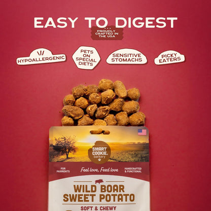Smart Cookie Healthy Soft Dog Treats - Rabbit & Pumpkin - Grain Free Limited Ingredient Training Treats for Dogs with Sensitive Stomach & Allergies, Natural Novel Protein, Made in the USA (5oz.)