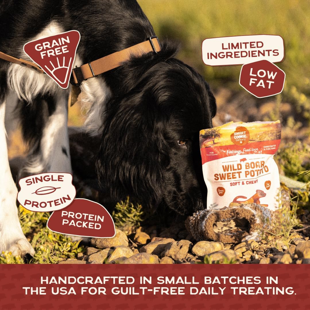 Smart Cookie Healthy Soft Dog Treats - Rabbit & Pumpkin - Grain Free Limited Ingredient Training Treats for Dogs with Sensitive Stomach & Allergies, Natural Novel Protein, Made in the USA (5oz.)