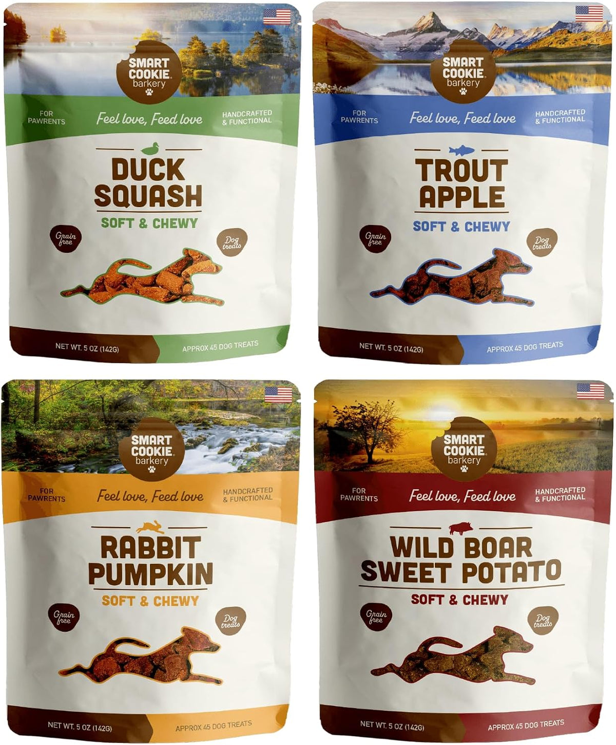 Smart Cookie Healthy Soft Dog Treats - Rabbit & Pumpkin - Grain Free Limited Ingredient Training Treats for Dogs with Sensitive Stomach & Allergies, Natural Novel Protein, Made in the USA (5oz.)