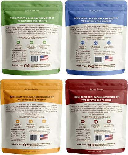 Smart Cookie Healthy Soft Dog Treats - Rabbit & Pumpkin - Grain Free Limited Ingredient Training Treats for Dogs with Sensitive Stomach & Allergies, Natural Novel Protein, Made in the USA (5oz.)