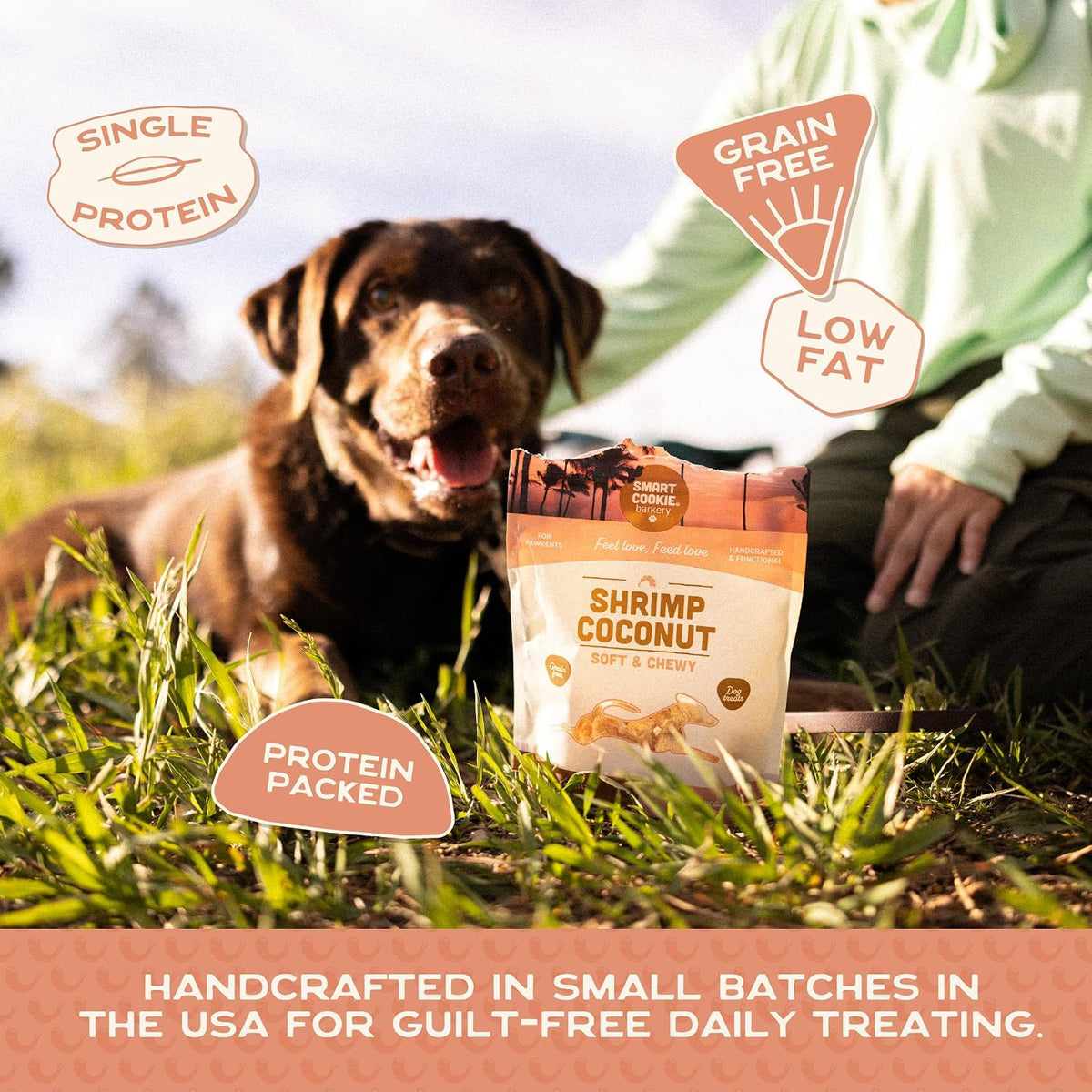 Smart Cookie Healthy Soft Dog Treats - Rabbit & Pumpkin - Grain Free Limited Ingredient Training Treats for Dogs with Sensitive Stomach & Allergies, Natural Novel Protein, Made in the USA (5oz.)