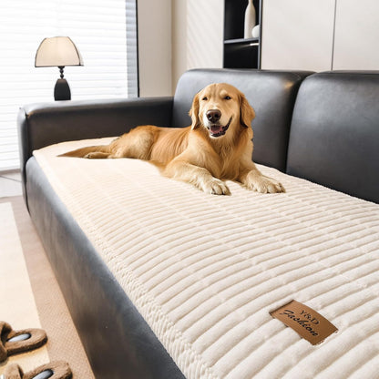 Flannel Non Slip Couch Covers for Dogs, 28”x71” Pet Sofa Protector