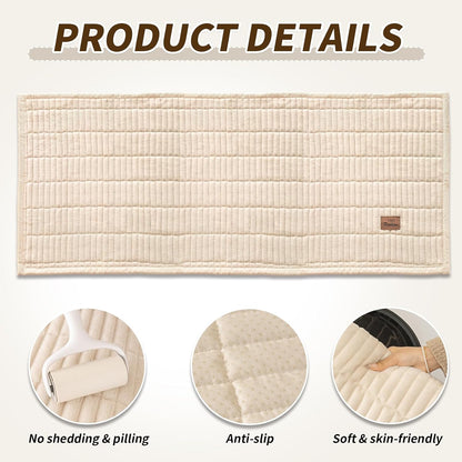 Flannel Non Slip Couch Covers for Dogs, 28”x71” Pet Sofa Protector