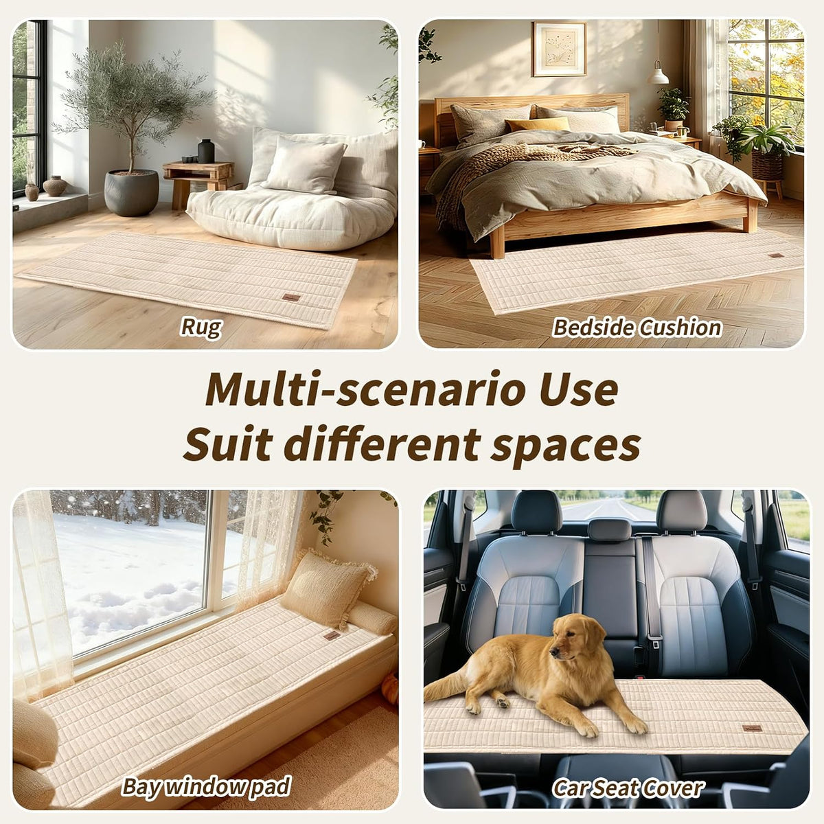 Flannel Non Slip Couch Covers for Dogs, 28”x71” Pet Sofa Protector