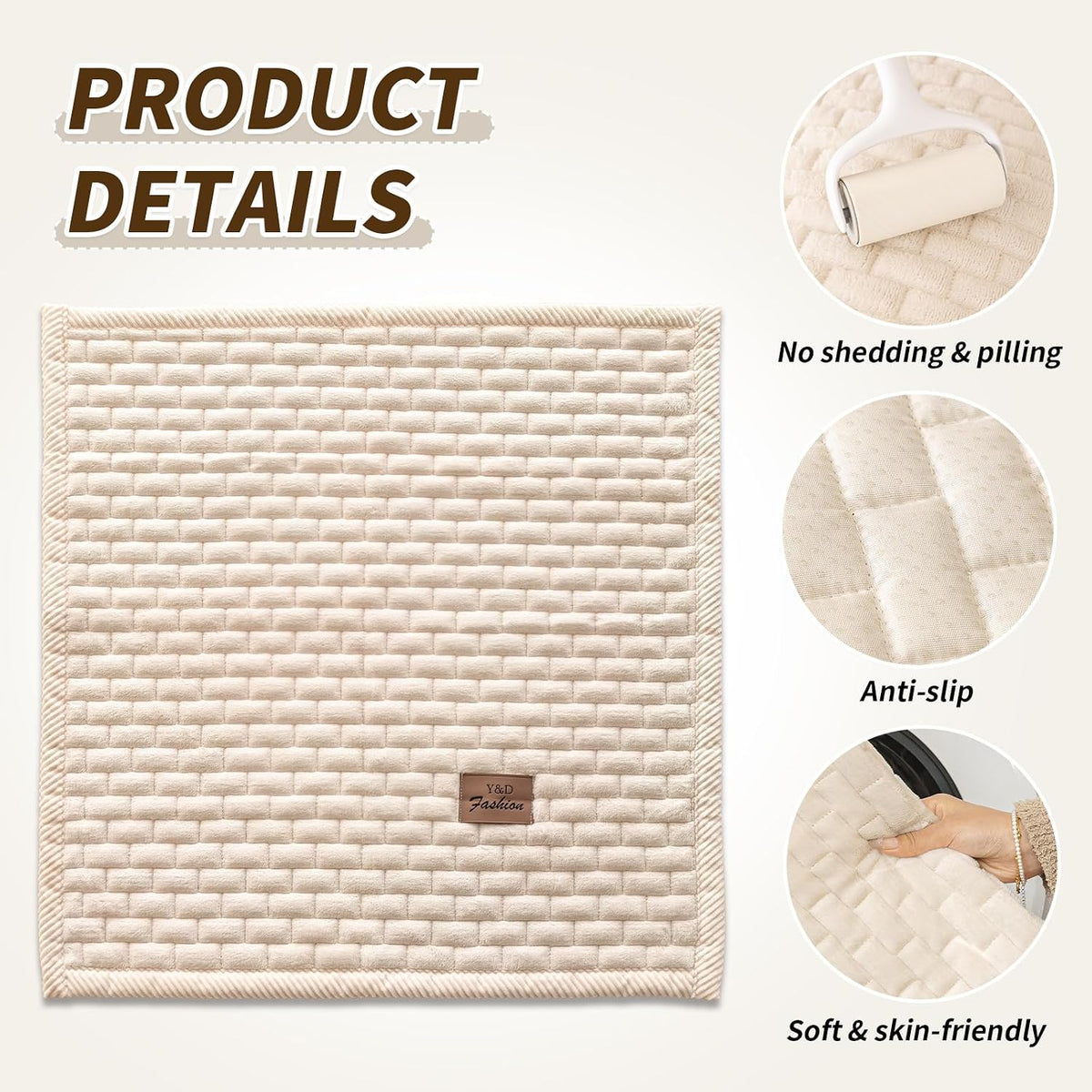 Flannel Non Slip Couch Covers for Dogs, 28”x71” Pet Sofa Protector