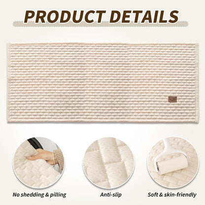 Flannel Non Slip Couch Covers for Dogs, 28”x71” Pet Sofa Protector