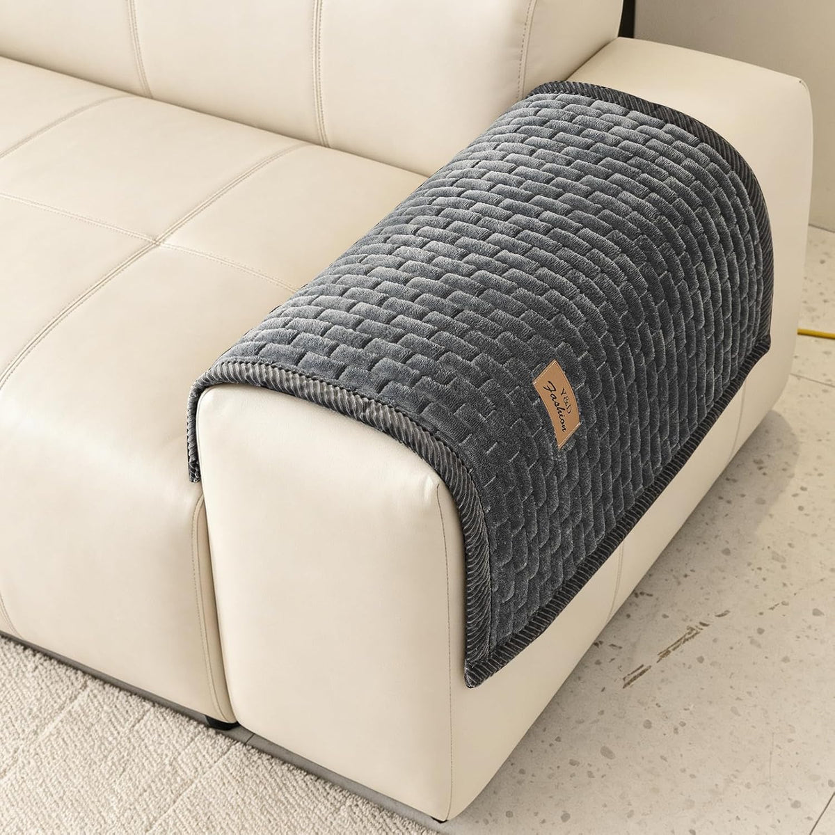 Flannel Non Slip Couch Covers for Dogs, 28”x71” Pet Sofa Protector