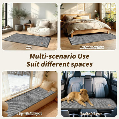 Flannel Non Slip Couch Covers for Dogs, 28”x71” Pet Sofa Protector