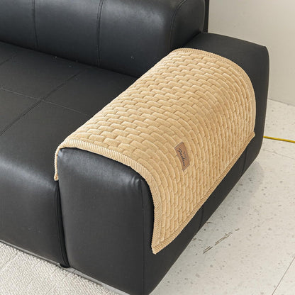 Flannel Non Slip Couch Covers for Dogs, 28”x71” Pet Sofa Protector