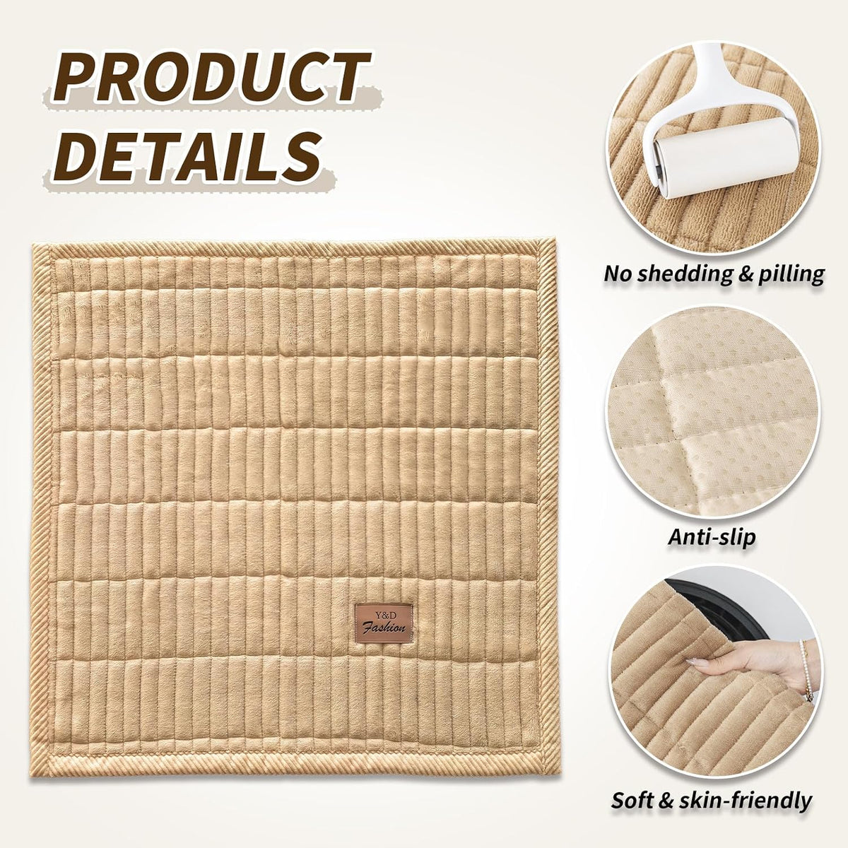 Flannel Non Slip Couch Covers for Dogs, 28”x71” Pet Sofa Protector