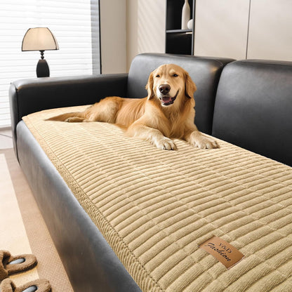 Flannel Non Slip Couch Covers for Dogs, 28”x71” Pet Sofa Protector