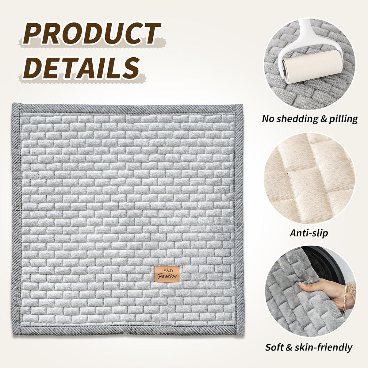 Flannel Non Slip Couch Covers for Dogs, 28”x71” Pet Sofa Protector