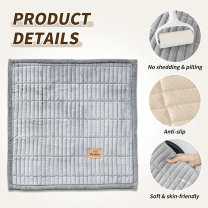 Flannel Non Slip Couch Covers for Dogs, 28”x71” Pet Sofa Protector