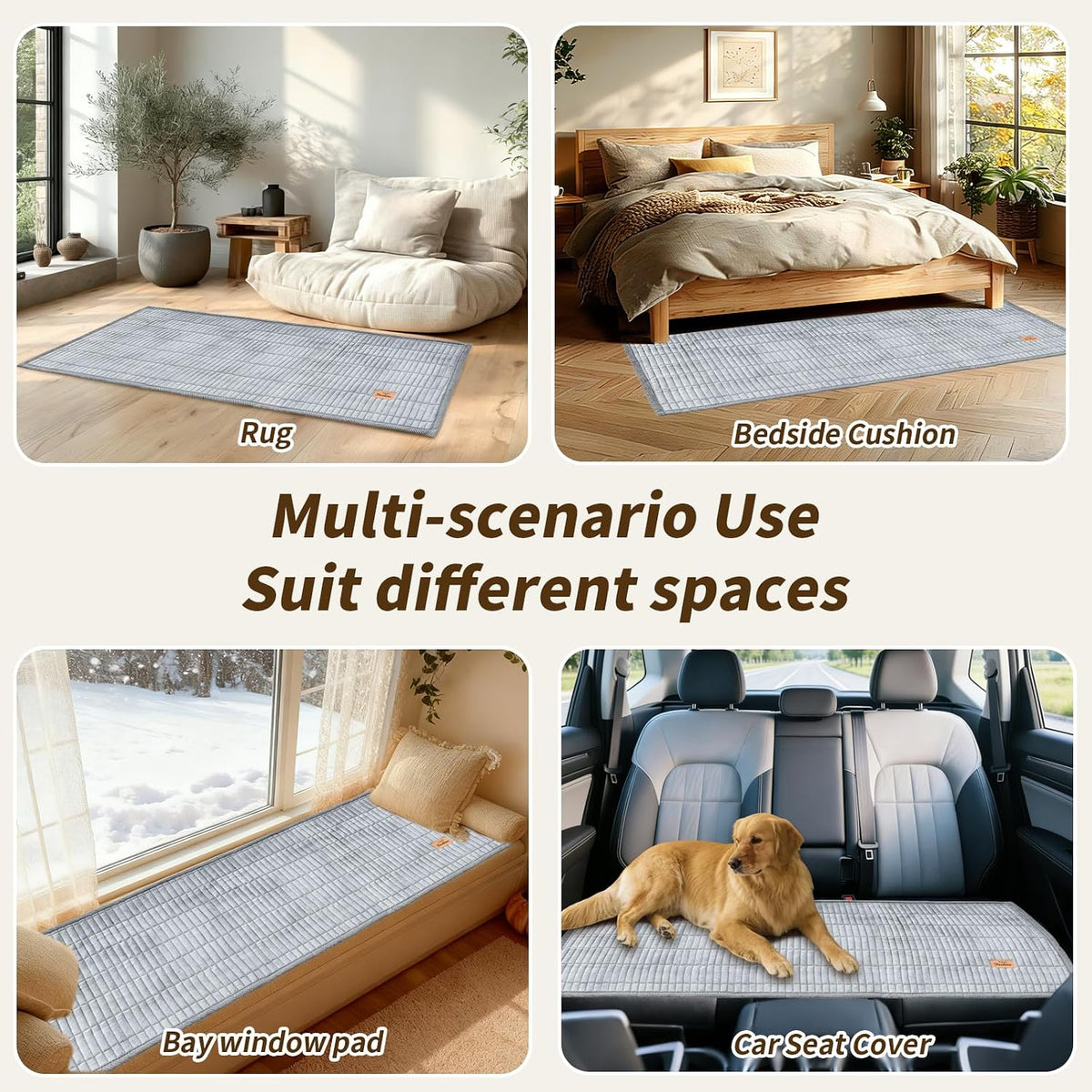 Flannel Non Slip Couch Covers for Dogs, 28”x71” Pet Sofa Protector