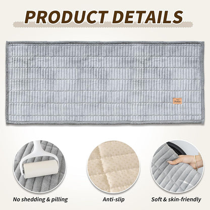 Flannel Non Slip Couch Covers for Dogs, 28”x71” Pet Sofa Protector