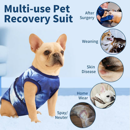 Surgery Recovery Suit for Female Male Dog, Soft Onesie After Spay Neuter, S