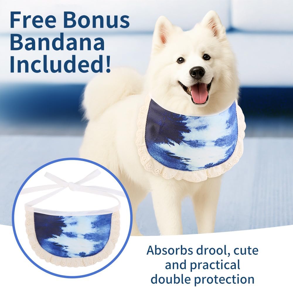 Surgery Recovery Suit for Female Male Dog, Soft Onesie After Spay Neuter, S