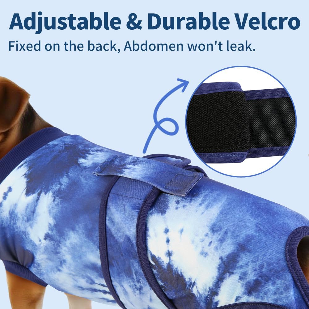 Surgery Recovery Suit for Female Male Dog, Soft Onesie After Spay Neuter, S